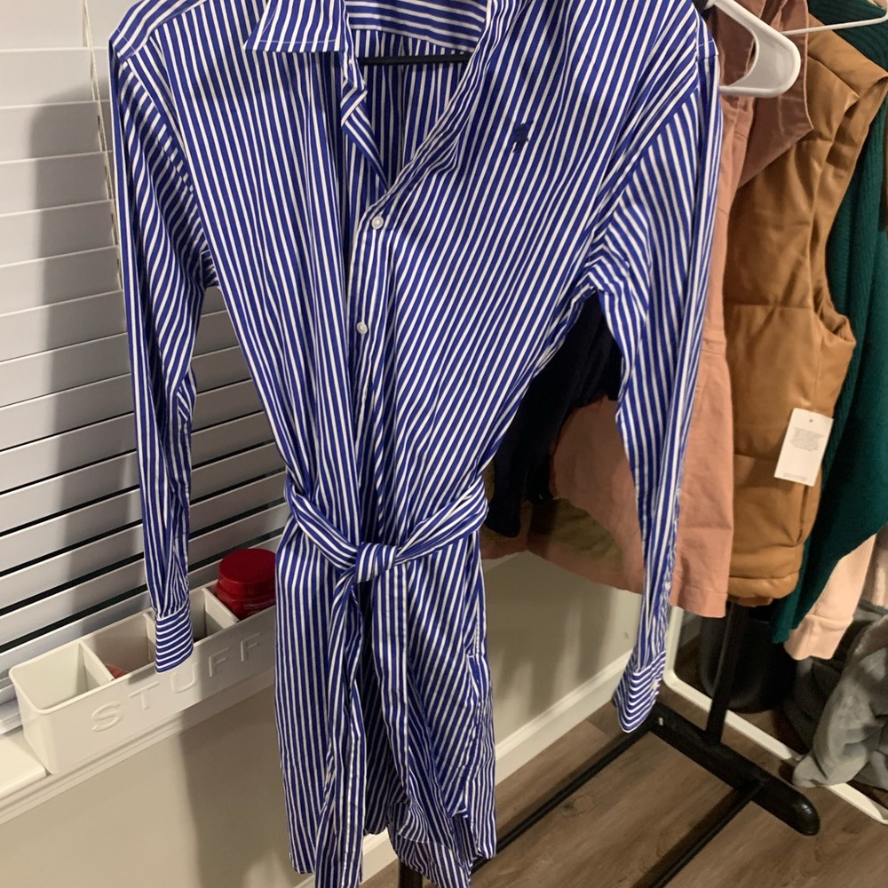 Polo Ralph Lauren Button Up Striped Dress